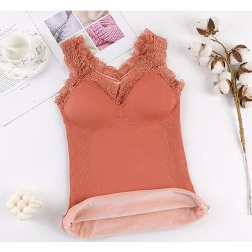 Fashion Thermal Underwear Plus size Vest Thermo Lingerie Woman Winter Clothing Warm Top Inner Wear Thermo Shirt Undershirt Intim