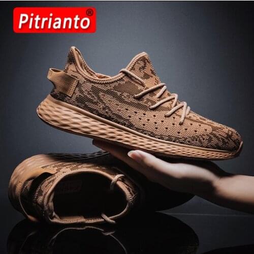 Mens Casual Sneakers Increase Mesh Camouflage Sports Shoes Light Breathable Cushioning Fitness Jogging Shoes