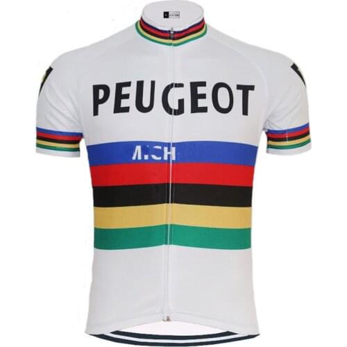 NE2018 summer mens Cycling Jersey Retro Bicycle Clothing Bike Wear Bike Clothing Ropa Ciclismo Cycling Wear full-zipper