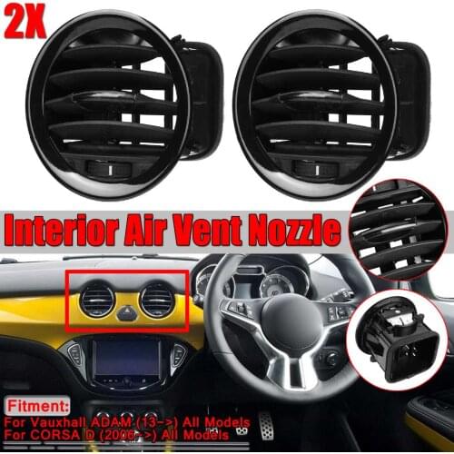 New Car Interior Heater A/C Air Vent Cover Outlet Grille For Vauxhall Opel ADAM/CORSA D MK3 Air Conditioning Vents Trim Covers