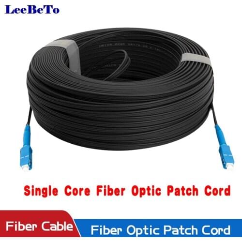 Single Mode Simplex Fiber Optic Patch Cord Optical Patch Cable Indoor Drop Cable Fiber Optic Drop Cable