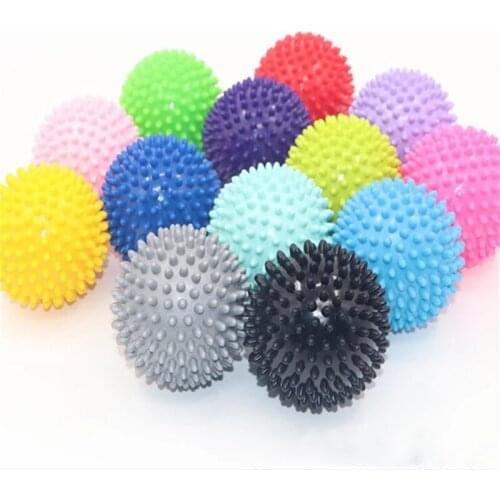 Wholesale Massage Fitness Fascia Muscle Relaxation Points 7.5CM and 9CM Spike Environmental Grip Hedgehog Ball