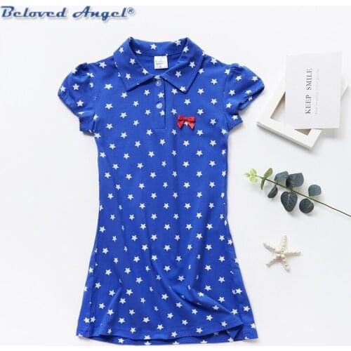 Baby Girls Dress 2020 Spring Summer Star Print Dress Princess Costume Party Vestidos Kids Dresses for Girls Children Clothing