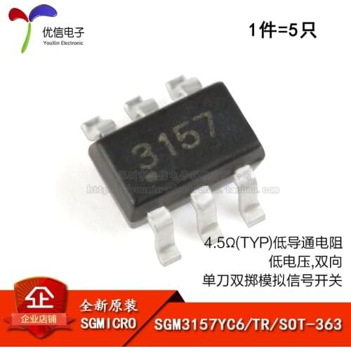Genuine original SGM3157YC6 / TR 3157 SC-70-6 screen SPDT switch analog signals