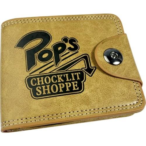 PU Casual Anime Riverdale Wallet Hidden Discount Note Compartment Mens Leather Coin Photo Credit Cards Holder Purses