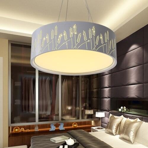 Modern High-End LED Acrylic Pendant Light Creative Round Dia53*H17cm Living Room Hotel Decorative Lights Stepless Dimming
