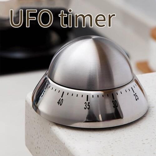 Stainless Steel Timer Home Mechanical Alarm Clock Countdown Time Reminder Family Kids Yoga Office Workout Home Timer