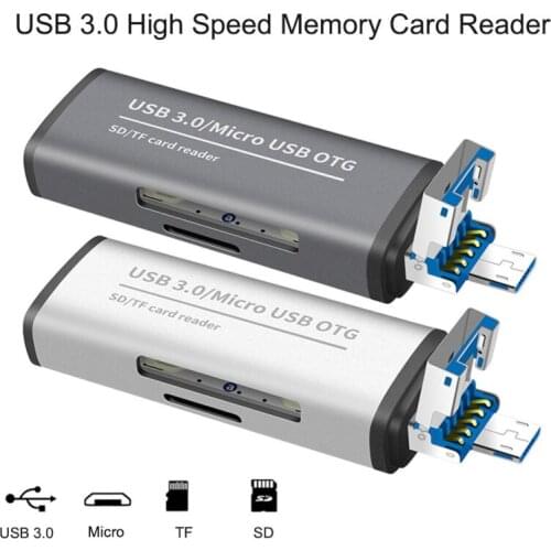 USB 3.0 Micro SD Multi Smart Card Reader For Micro SD Card TF Card OTG Adapter Plug And Play For Laptop Desktop Pc Accessories