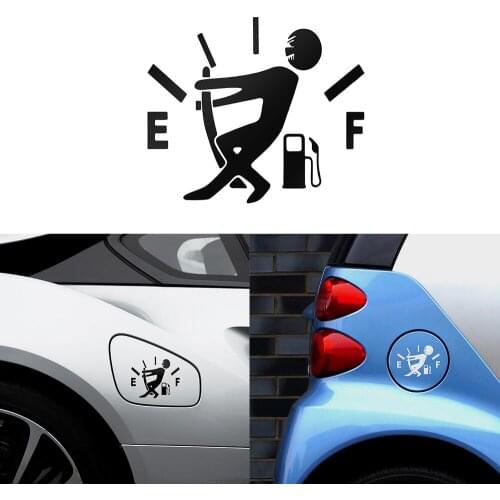 Car Sticker Funny Car Fuel Tank Cover Stickers For Car Window Pointer Vinyl Car Sticker Decal Wholesale Decoration Wallpaper