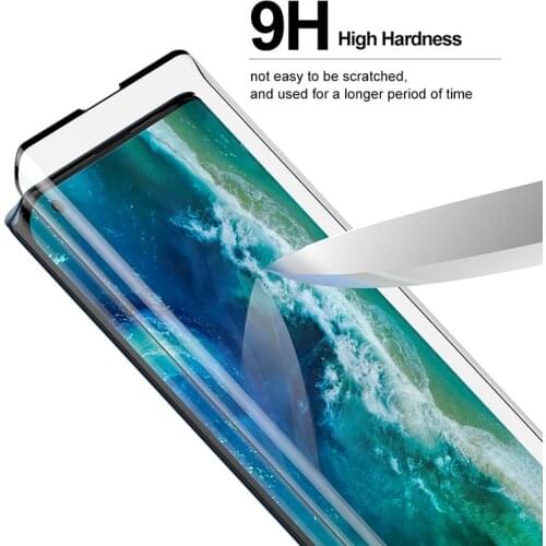 Tempered Glass for Motorola Moto Edge+ Screen Protector Curved Full Protection Film Phone Protective for Moto Edge Plus