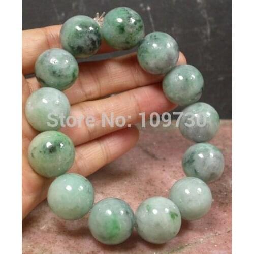 001483 Green 100% Natural A stone stone Bead (A0427) Bracelet