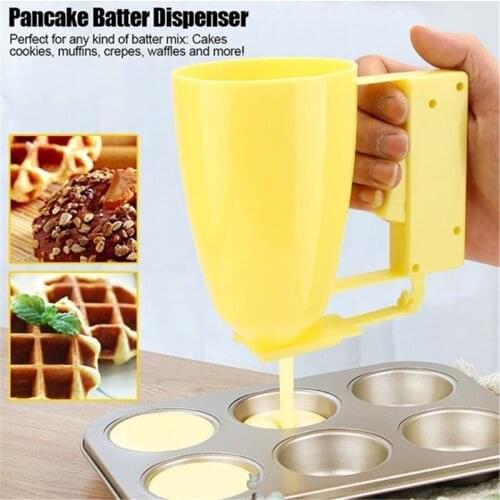 1PC Hand-held Batter Dispenser Cupcake Cream Dough Funnel Meat Ball Maker Adjustable Kitchen Cake Baking Tool