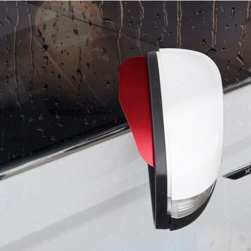 2 piece/Pair Aluminum alloy Universal Auto Parts Rearview Mirror Protector Rain Cover Car Rearview Mirror Eyebrow Rain Cover