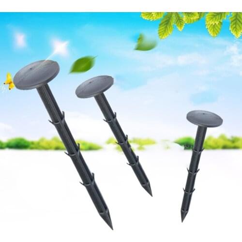 20PCS/Lot Plastic Yard & Garden Stakes for Plant Support, Holding Down Tents, Fabric Lawn Edging, 11cm, 16cm, 20cm Garden Stakes
