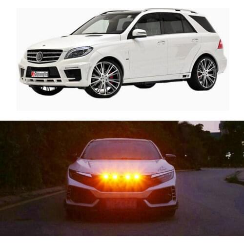 Car Accessories Grille Light Lamp For mercedes w163 w164 w166 w251 w221 w220 r129 r230 w230 r170 r171 r172 r199 w176 w168 w169