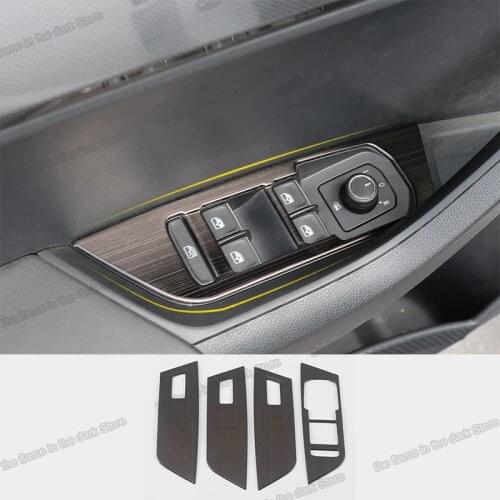 Lsrtw2017 for Skoda Karoq Car Window Lifter Switch Control Panel Trims Interior Accessories Auto Kit 2016 2017 2018 2019 2020