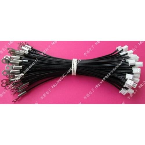 Free ship 100pcs/lot Good quality 150mm length NTC 50K 1% 3950 NTC temperature sensor