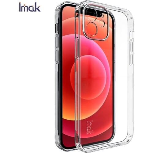 Fo iPhone 12 6.1 inch Case IMAK Ultra Thin Soft TPU Clear Back Cover Phone Bags Cases Fo iPhone 12