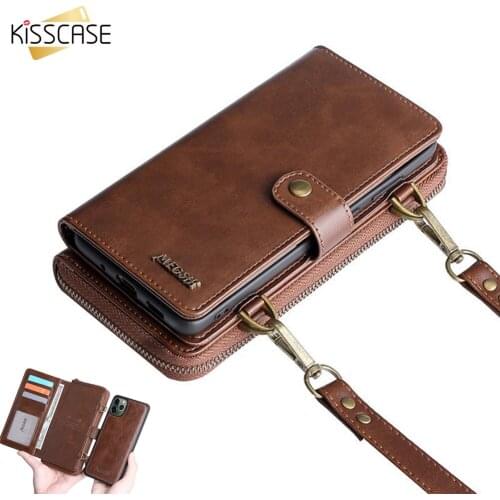 Multifunctional Wallet Case For Samsung Galaxy S20 Note 20 Ultra A51 A71 Note 9 10 Plus S9 S10E A50 A70 A81 A91 Lanyard Cover