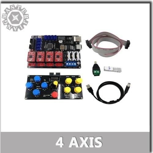 CNC USB controller 4 Axis Laser Engraving Machine Control Board Panel for DIY laser Engraver Machine Motherboard