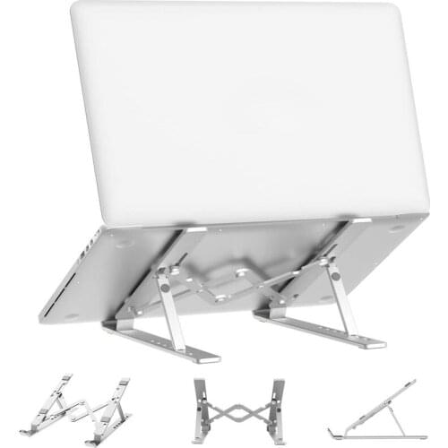 Laptop Holder For MacBook Air Pro Notebook Laptop Stand Desk Bracket Foldable Aluminium Alloy Tablet Stand Bracket For Notebook