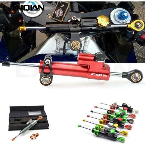 For Honda CB 599 919 400 CB600 LOGO HORNET CBR 600 F2 F3 F4 F4i Accessories Motorcycle Damper Steering Stabilize Safety Control