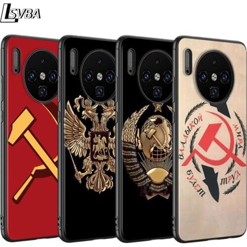 For Huawei Mate 30 20 10 Pro Lite Case Russia flag Back Shell for Huawei Y9 Y7 Y6 Pro Y5 2019 2018 Phone Case