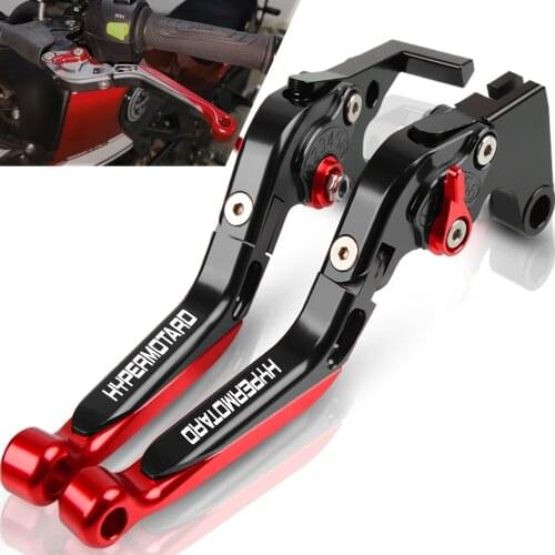 For DUCATI Hypermotard 939 SP 2016 2017 2018 Motorcycle Accessories handbrake Folding Extendable Adjustable Clutch Brake Levers