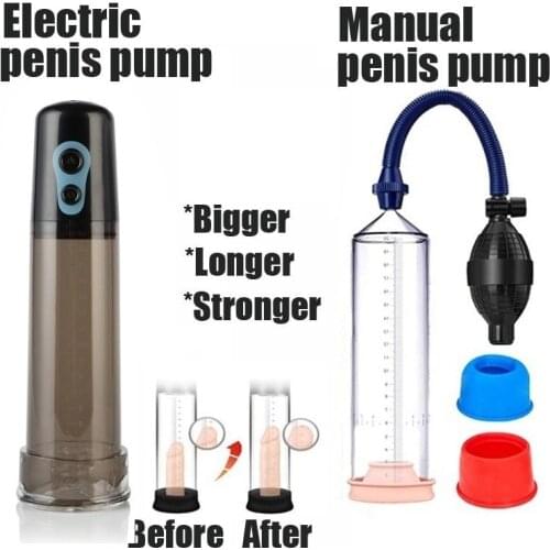 Electric Pump Vacuum Automatic Electric Penis Pump Male Enlargement Vibrator Penis Pumps Penis Sleeve Enlargement Vacuum Pumps