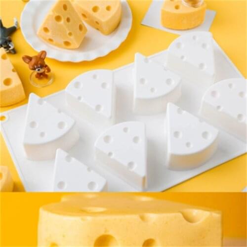 8 Cavity Cheese MoldFor Silicone Cake Mold Cake Decorating DIY Baking Tools French Dessert Mousse Molds With Best Quality