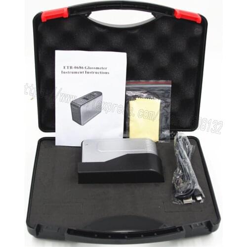 Glossmeter ETB-0686 0-200Gu Gloss Tester For Paint Granite Woodware Surface Test Gloss Meter