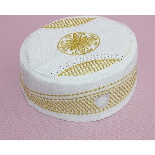 Newest Muslim Prayer Hats For Men India Caps Fashion Islamic Ethnic Clothing Arab Mens Headwraps Muslim Accessories Turban Hat