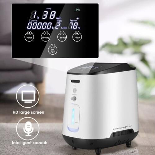1L-7L Medical In Stocks High 93% Concentration Oxygene Concentrator Generator Home Travel Health Care Equipment AC110-220V