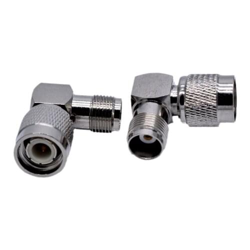 TNC Male To TNC Female Right Angle RF Coaxial Adapter Connectors