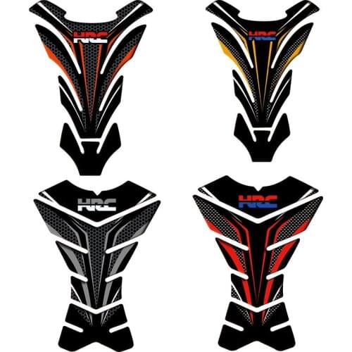 For CBR1000 600RR CB400 CB750 CB1300 HORNET HRC logo Real Carbon fiber tank pad Protector Sticker
