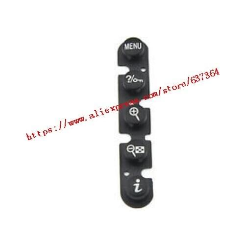 New Rear 5 Menu Back Button Stripe Replacement For Nikon D7100 Repair Part