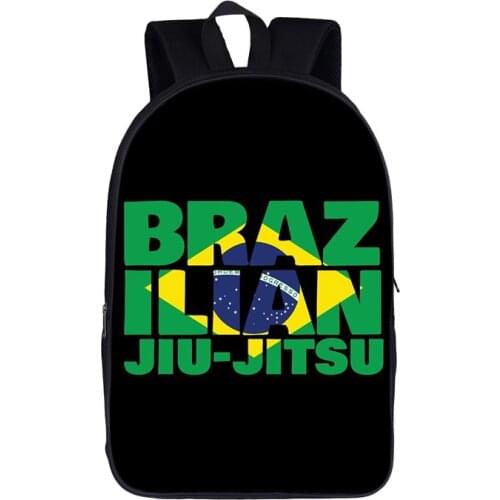 BRAZILIAN Jiu jitsu Backpacks for Teenage Girls Boys Schoolbag Judo Karate Children School Bags Bjj mochila Women Men Travel Bag