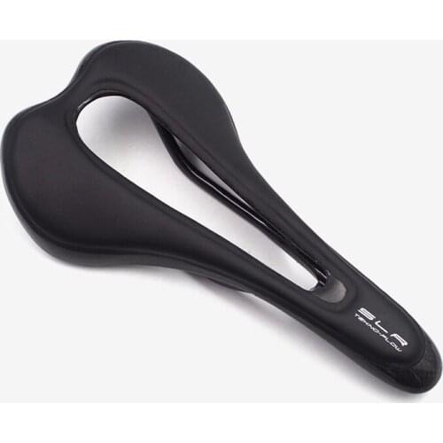 Full carbon fiber saddle Ultralight Italia SLR Tekno Flow open lightweight saddle SuperFlow MTB road racing bicycle saddle part