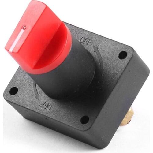 Replacement Battery Disconnect Switch 100M 12V Isolator Light weight Off Switch Plastic
