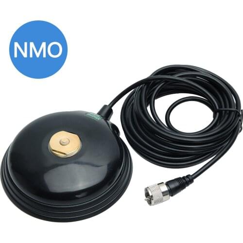 ABBREE NB-125 Heavy Duty Universal NMO Magnet Mount 5m/16.4ft RG-58 Cable PL-259 Connector QYT TYT Car Mobile Radio Antenna