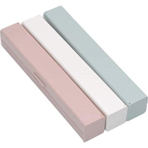 AF89 3 Pieces Plastic Wrap Dispenser , Food Wrap Cling Film Storage Organizer, Kitchen Aluminum Foil/Foil Wax Paper