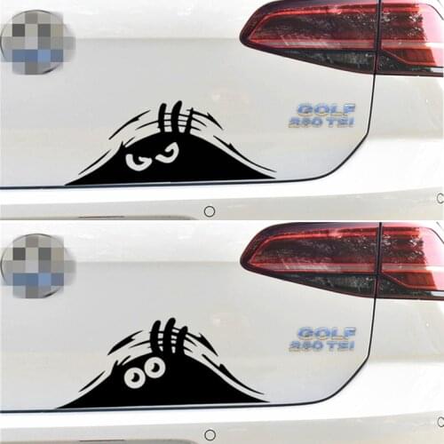 Auto stickers monster funny creative decoration stickers trunk windshield auto adjustment modeling can be customized