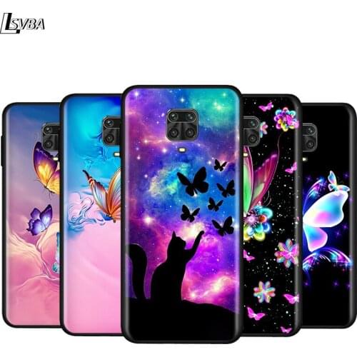 Beautiful Colorful Butterfly Art For Xiaomi Redmi Note 9T 9S 9 8T 8 7S 7 6 5A 5 Y1 Prime Pro Max Phone Case