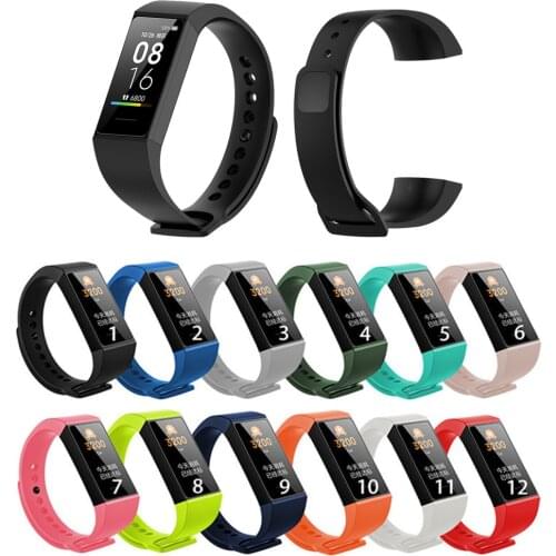Colorful Silicone Strap For Xiaomi Mi Band 4C 4 C Band4C SmartWrist Strap For Redmi Band Bracelet Sport Replacement Watchband