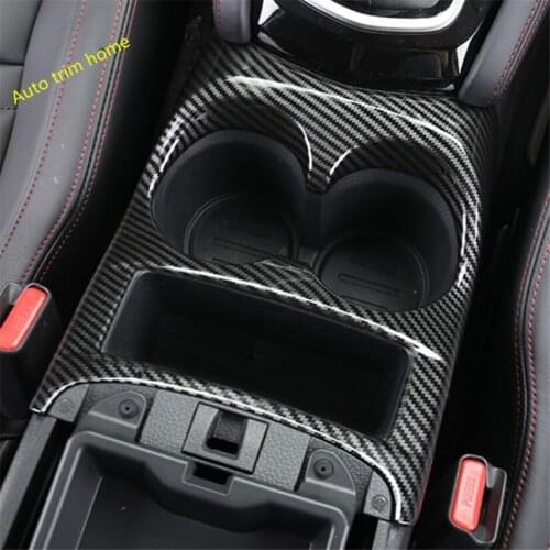 Lapetus Front Seat Center Control Water Bottle Cup Holder Cover Trim Fit For Nissan Qashqai J11 2014 - 2020 ABS Auto Accessories
