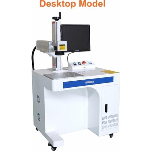 Raycus desktop Fiber Laser Marking Machine Marking Metal Stainless steel Materials laser metal engraving machine 20W 30W 50W