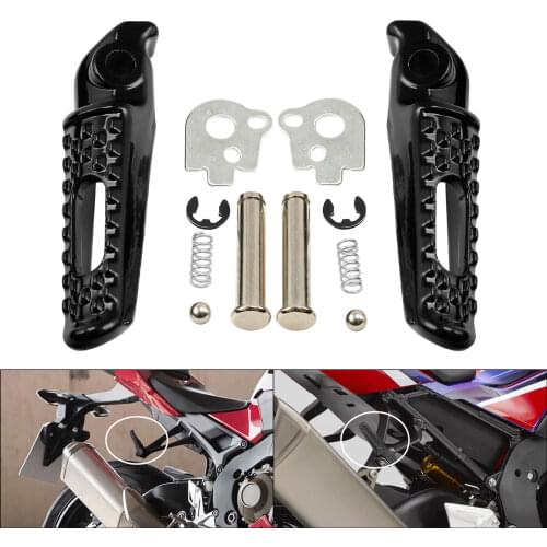 Motorcycle Rear Left Right Footrest Footpegs For Honda CBR 1000 RR 2017-2021 18 19 20