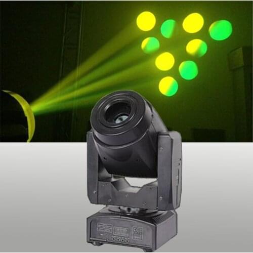 Professional 60W Spot LED Moving Head Light 3 Face Prism Spot Light with Rotation Gobo Function DJ Disco Party Stage Lighting