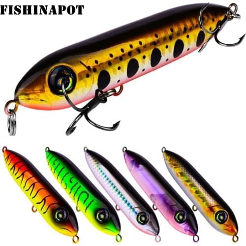1PCS Wobblers Pencil Fishing Lures 102mm/11.5g Plastic Artificial Hard Baits Crankbait Pesca Hooks Bass Pike Fishing Tackle