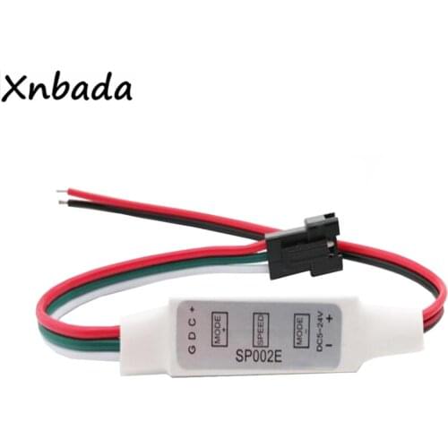3Keys WS2812B RGB Led Strip Controller 3Pin JST Connector For WS2811 WS2812 16703 Led Strip Pixel Module Light DC5-24V